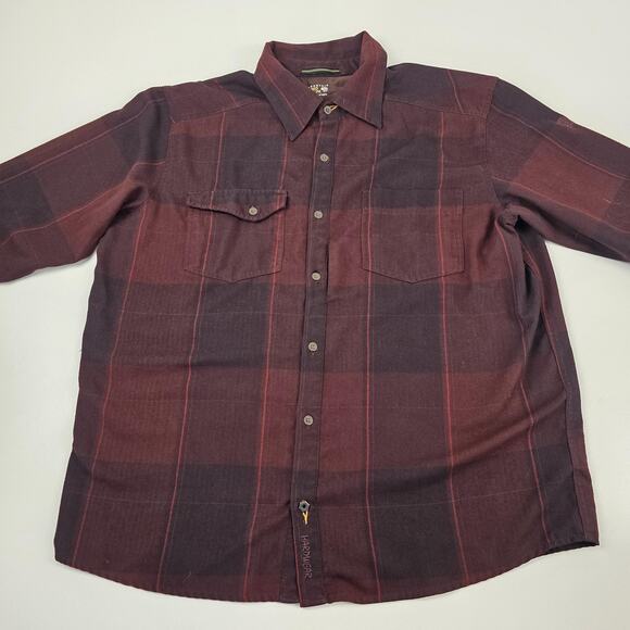 Mountain Hardwear Shirt Mens Extra Large Plaid Long Sleeve Button Up OM3716 - Picture 2 of 14